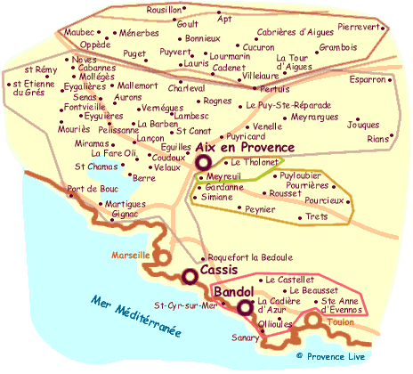 Vineyards in Provence